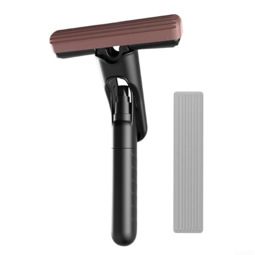 Mocio compatto a spruzzo d'acqua per una pulizia rapida e facile della casa ovunque (B nero)