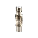 Für: Extruder V6 XBaofu 1pc for E3D V6 HeatBreak Hotend Throat for 1,75 mm / 3,0 mm Filament All-Metal/Mit PTFE M6 M7 Edelstahlrohr Fernspeisung (Größe : with PTFE 3 0)
