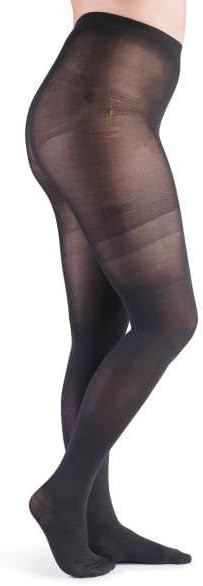 Women's 15-20 mmHg Compression Pantyhose, Premium Opaque Stockings
