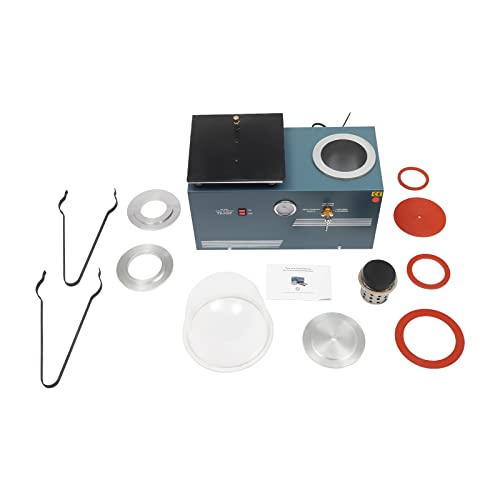 Vacuum Investment Casting Machine, 375W 2L Jewelry Lost Wax Cast 5 CFM Lost Wax Cast Combination for Jewelry Processing Factories and Artwork Manufacturers to Make high-densit Jewelry