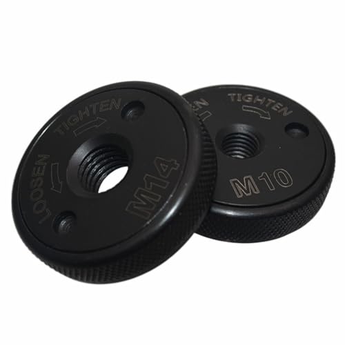 Tuerca de brida rápida que soluciona los atascos de disco en amoladoras de 45 mm a 50 mm 6