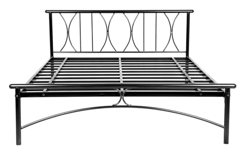 Image of Single Size Bed Without Mattress (Aiden) - Irin Metal Bed Frame, Durable & Stylish Palang for Bedroom, Easy Assembly, Space-Saving Solution, Perfect for Kids, Teens & Small Spaces