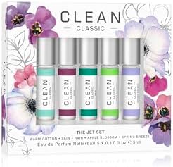 CLEAN CLASSIC Fragrance Discovery Gift Set, Travel Mini Size, Layerable Perfume for Everyday Wear, Long Lasting, Vegan, Phthalate-Free & Paraben-Free