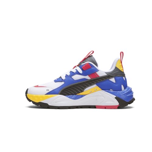 PUMA Kids Girls Rs-Trck Primary Lace Up Sneakers Shoes Casual - Blue, Red, White, Yellow3