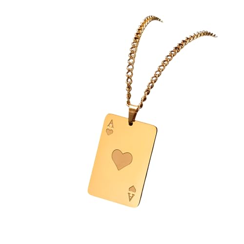 Collier porte-bonheur as de pique en argent pour vos soirées et sorties
