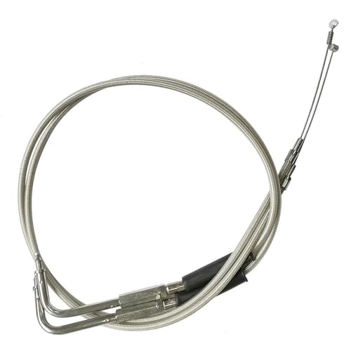 Kupplungszubehör Für Harley Für Davidson Für Sportster XL1200 883 Für Dyna Für Road King Für Electra Glide Motorrad-Gaszug Mit Stahldrähten(100CM)