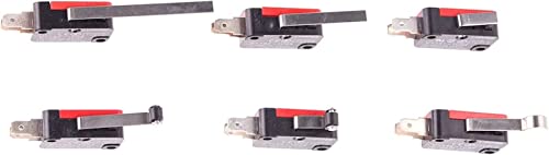 Micro-interrupteur SPDT V-153-1C25 avec actionneur à levier momentané 1NO 1NC