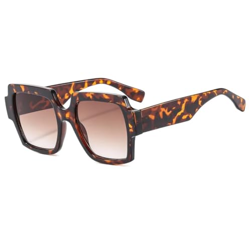 Lunettes de soleil carrées vintage contre l'éblouissement protection UV400
