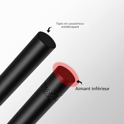 JPudinor Support GPU réglable - Noir S (26-50 mm) - Support magnétique pour carte graphique avec coussinets en silicone - Support anti-affaissement pour boîtiers ATX/ITX – vue 5