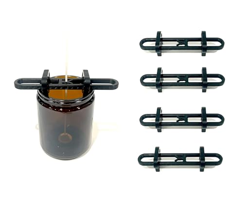 Adjustable Candle Wick Centering Stabilizer Tool Device for Jars Cups Containers DIY Candle Making Kit Supplies (4 Count)