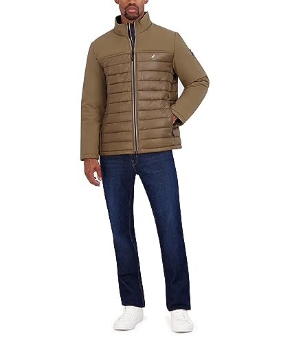 Image of Nautica Men's Lightweight Softshell Jacket - Bonded Fleece Lining, Regular, Big & Tall Sizes