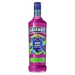 Smirnoff Berry Burst Flavoured Vodka | 37.5% vol | 70cl | Enjoy on the Rocks or in Cocktails & Mixed Drinks | Sweet & Juicy Berry Flavours Mixed with Smirnoff No. 21 Vodka