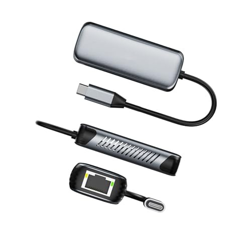 Adaptateur USB C Ethernet 5000Mbps ultra rapide et compact