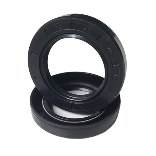 gasket rotating 2pcs Double Lip Spring Rotary Oil Seal TC-28*34*35*37*38*39*40*41*42*43*44*45*47-50*52*55*56*58*62*4-10/12mm NBR Shaft Oil Seal seal resistant ( Size : 28x44x10mm 2pcs )