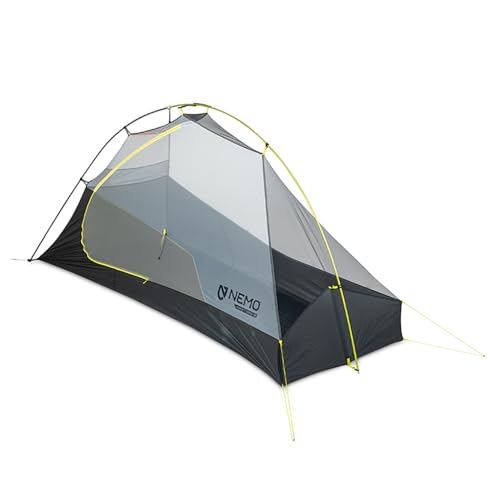 NEMO Equipment Hornet OSMO Ultralight Backpacking Tent - 1-Person - Birch Bud/Goodnight Gray