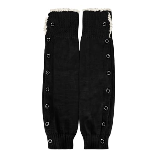 Image of Lebaley Kawaii Leg Warmers Y2K Harajuku Legs Warmer for Girls Women Lolita Accessorie Gothic Long Sock Winter Ankle Warmers