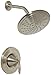 Moen T2232EPBN Eva Shower Only System with Rainshower Showerhead without Valve, Brushed Nickel (Renewed)