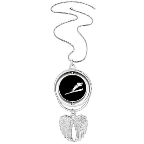 Collier ailes d'ange sports d'hiver idéal pour vos sorties au ski
