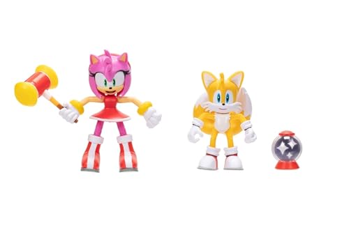 Preisvergleich Produktbild Sonic The Hedgehog 415944 Actionfiguren, Modern Tails & Modern Amy