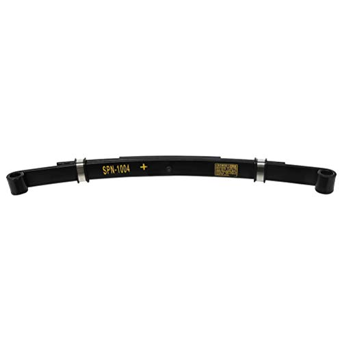 Ocpty Golf Cart Rear Heavy Duty Leaf Springs Kit With Bushings & Sleeves Rear Leaf Spring Bushings And Sleeves 3 Leafs Spring Kit #TOP4