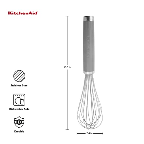 Image of KitchenAid Classic Utility Whisk, 10.5-Inch, Gray (Pack of 12)