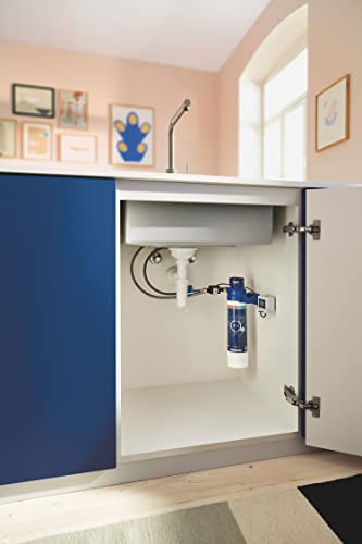 Grohe Blue Under Sink Water Filter - Magnesium & Zinc Filter Starter Set (Head, Flow Meter, 400L), For Use With Blue Pure Kitchen Taps - Image 2