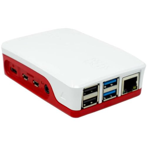 Amazon.co.jp: Raspberry Pi 4 ケース - レッド/ホワイト : パソコン