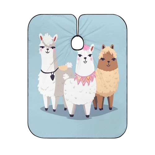 Capa para Barbería Cute Alpacas Ajustable 170x144 cm miniatura 6