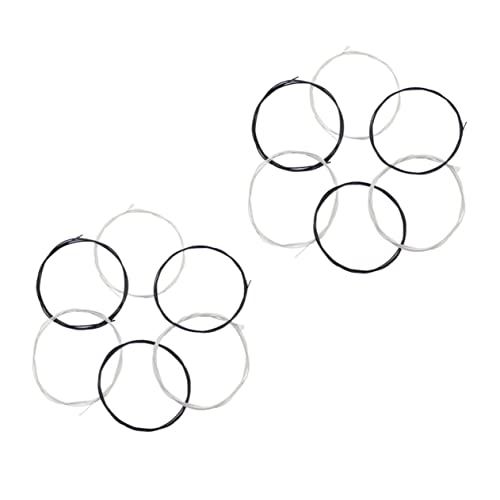 BESTonZON Practical Guitar Strings Set 2 Pack Nylon Guitar Replacement Strings for Easy Changing