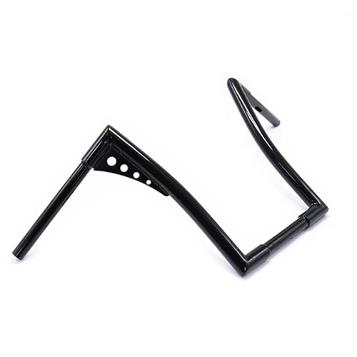 Guidon Ape Hanger 16" noir de 25mm pour une position de conduite moto idéale