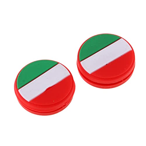 Milageto Rubber Vibration Damper for Tennis Rackets 2-Pack, Italy, 24x8mm