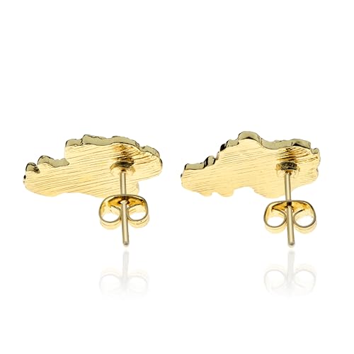 Gold Nugget Earrings Gold Earrings for Men 925 Sterling Silver, 14K Gold Plated Best Earring for Sensitive ears Gleaming Gift Choice4