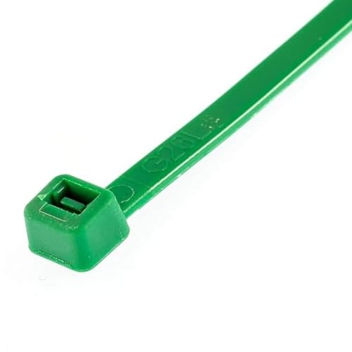 Image of GTSE 12 inch Green Zip Ties, 100 Pack, 40lb Strength, UV Resistant Long Nylon Cable Ties, Self-Locking 12 Inch Tie Wraps