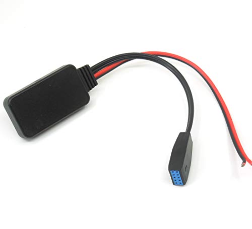 colorparts2016 Car Bluetooth Adapter Audio Aux 10-pin Interface Cable for BMW E46 3-Series 2002-2006 Busines CD