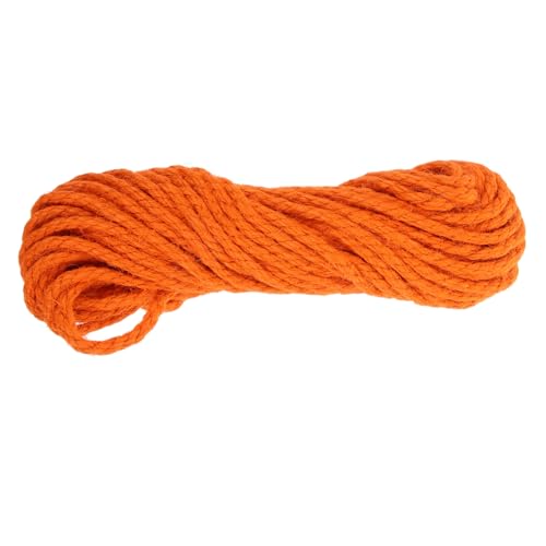 WOONEKY 1roll Jute Twine Rope for Cats Scratching Post Replacement Natural Household Rope for Crafts Furniture Gardening and Cat Scratcher Projects