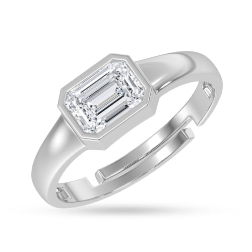 Image of Clara 925 Sterling Silver Adjustable Ring Gift for Men & Boys