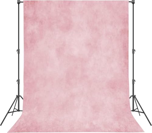 Image of Abstract Pink 5x7ft Professional Photography Backdrop for Adult Portrait Photo Props Booth Background Photoshoot Studio with Thick Ployester Fabric Roller Pocket on Top