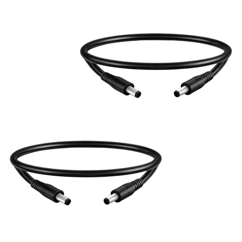 Cable de extensión de alimentación CC 14 AWG de 5.5 x 2.1 mm para circuito cerrado