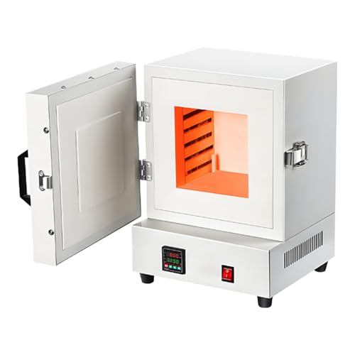 DNEPEI Four à moufle Intelligent 1150℃,Four à Caisson numérique 2000W avec Commandes programmables,pour Laboratoire,Atelier de joaillerie,Travail des...