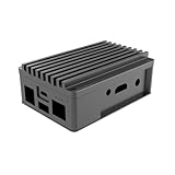 Akasa Skyline 3 Pro, Aluminium fanless case for ASUS Tinker Board 3 and 3S, Features Full I/O Opening Support. Perfect for digital Signage, IoT, Healthcare and smart Retail Applications, A-RA17-M1B