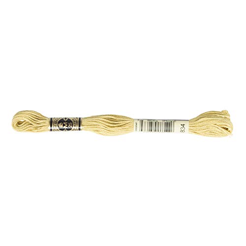 Image of DMC 6-Strand Embroidery Cotton Floss, Very Light Golden Olive