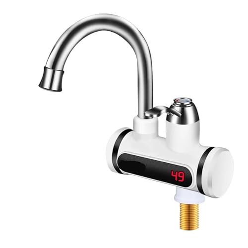 電気温水器 220 キッチン蛇口タンクレス瞬間加熱水栓流れる加熱ミキサーデジタルディスプレイ(Slt101-short)