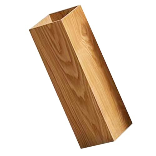 Porte-parapluies en bois Uonlytech, support fonctionnel long pour cannes et couloir