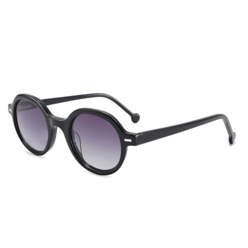Lunettes de soleil rondes pour femme élégantes et de qualité supérieure