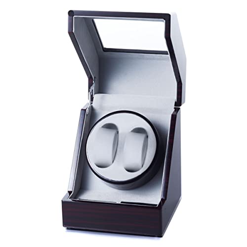 Raoul U.Braun Uhrenbeweger Delta für 2 Uhren Ebony Wurzelholz Braun