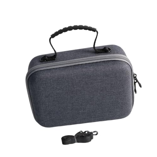 KiBcsLic Capa rígida de EVA, capa para celular com compartimentos, organizador, proteção multifuncional à prova d'água, portátil para viagens ao ar livre, Gray 7 Slots
