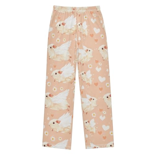 Flying Guinea Pig Boys Pants Boys Athletic Pants Long Pant for Boywith Pockets Wide-Leg Size 6-14Y