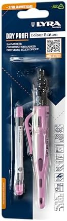 LYRA Dry Professional Construction Marker Colour Edition Pink + 3 Free