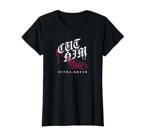 Image of Scene Queen Cut Him T-Shirt, Women, Black, XX-Large