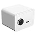 FMHCTN Safe Digital Safes Safe Box, Elektronisches Passwort Schlüsselaufbewahrungsschrank - Geldsafe - Weiß -35X28X25cm